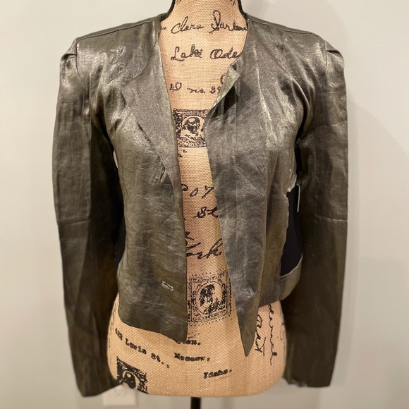 Sean John Gunmetal and sheer blazer - Picture 3 of 7